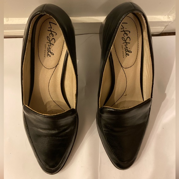 LifeStride block heel loafers, size 8.5. - Picture 4 of 5